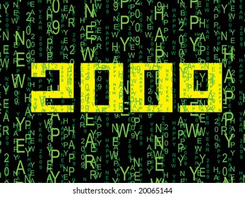 wallpaper, new year for party people, design