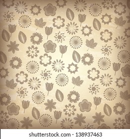 wallpaper old over vintage background vector illustration