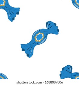 Wallpaper on a confectionery theme. Image of sweets. Graphic drawing. It can be used in design.