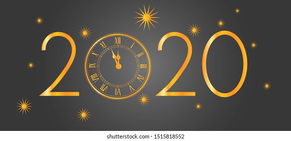 Wallpaper on the theme of the new year 2020
