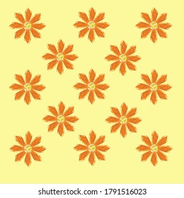 wallpaper with orange same colors