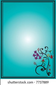 Wallpaper pattern by the flower