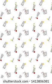 
wallpaper pattern of glasses with alcoholic beverages. wallpaper and bar menu pattern