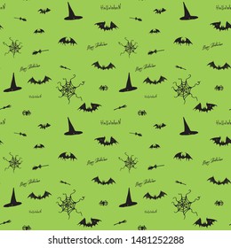 Wallpaper pattern for halloween party.
