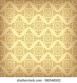 Wallpaper pattern, old paper luxury background, vector
