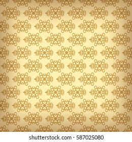 Wallpaper pattern, old paper luxury background, vector