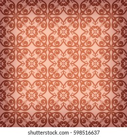 Wallpaper pattern, old paper luxury background, vector