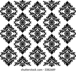 Wallpaper pattern - vector