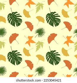 wallpaper pattern vintage naturel. Any leaf