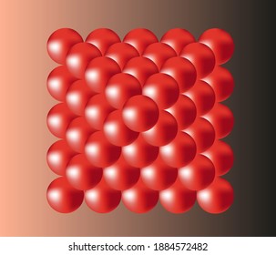 Perla de papel tapiz. Esta es una imagen vectorial. Perlas rojas. Puede utilizarse como fondo de pantalla en dispositivos móviles o para cualquier propósito de diseño.