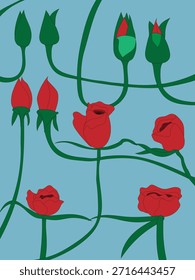 Wallpaper of Phases of Roses