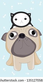 wallpaper for phone cat and dog