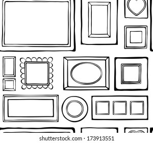 Wallpaper - picture frames and paintings