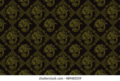 Wallpaper with pipes