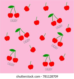 wallpaper red cherry 