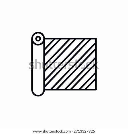 wallpaper roll icon sign vector