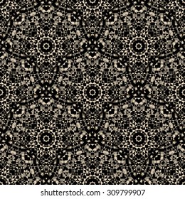 Wallpaper Seamless Pattern. Abstract Ornamental Geometrical Vector Background