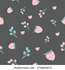 wallpaper seamless vintage flower pattern on brown background