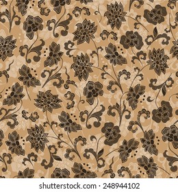  wallpaper seamless vintage flower pattern