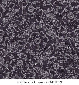 wallpaper seamless vintage flower pattern