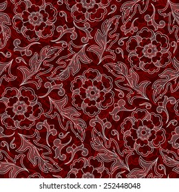 wallpaper seamless vintage flower pattern