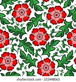 wallpaper seamless vintage flower pattern