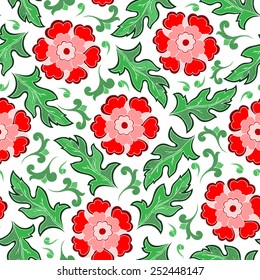 wallpaper seamless vintage flower pattern