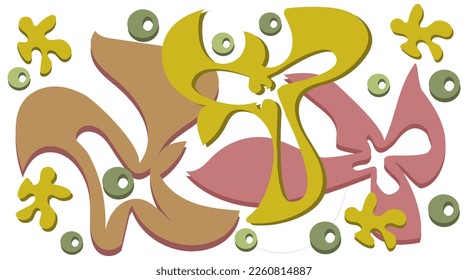 Wallpaper for smartphone as a background. Abstraction on a white background. Modern progressive design template
