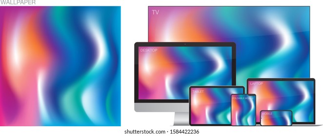 Wallpaper for smartphone tablet laptop desktop computer or tv 