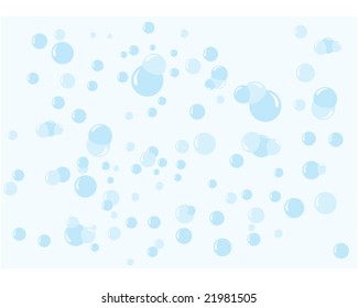 a wallpaper of soap/water bubble
