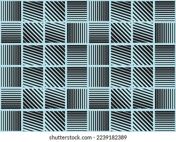 wallpaper with squares consisting of ribbons in the form of a vector pattern