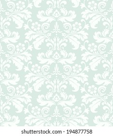 Wallpaper in the style of Baroque. A seamless vector background. Damask floral pattern.
