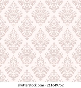 Fondo de pantalla en el estilo del Barroco. Un fondo de Vector sin fisuras. Patrón floral.