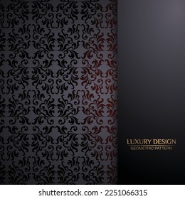 Wallpaper in the style of Baroque. Seamless vector background. White and grey floral ornament. Graphic pattern for fabric, wallpaper, packaging. Ornate Damask flower ornament