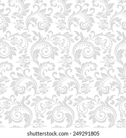 Wallpaper Style Baroque Seamless Vector Background Stock Vector ...