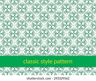 Wallpaper in the style of Baroque. A seamless vector floral pattern background. Vector background eps10