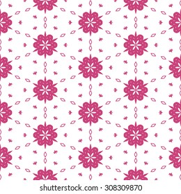 Wallpaper in the style of Baroque. A seamless vector background.