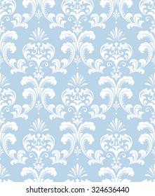 Wallpaper in the style of Baroque. Seamless vector background. Damask floral pattern.
