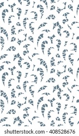 Wallpaper in the style of Baroque. Seamless vector lacy floral ornament background, damask pattern. Boho apparel art, design back for fabric, papper and more.