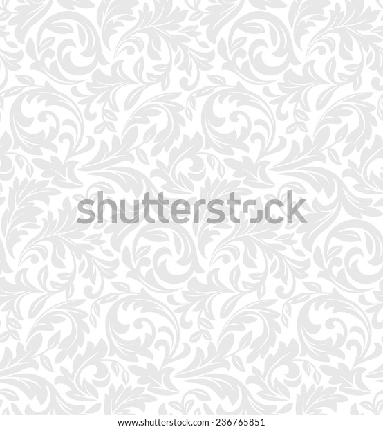 バロック風の壁紙 シームレスなベクター画像の背景 花柄 のベクター画像素材 ロイヤリティフリー