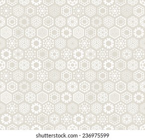 Wallpaper with stylized snowflakes.. Seamless pattern. Perfect for Christmas design. EPS 10 vector illustration.