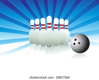 wallpaper, ten pins vector