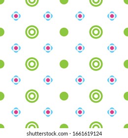 Papel tapiz textil de tejido con flor, polka de fondo punto, timbre tierno tierno patrón banner lindo, papel regalo