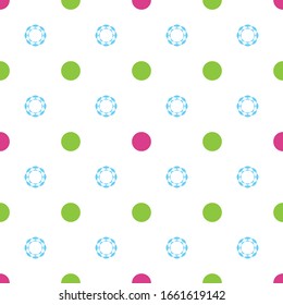 Papel tapiz textil de tejido con flor, polka de fondo punto, timbre tierno tierno patrón banner lindo, papel regalo