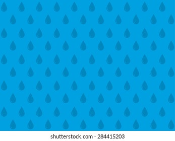 Wallpaper Texture with Raindrops in the blue background
