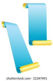 Tapete. Zwei Rollen. Vektorgrafik.