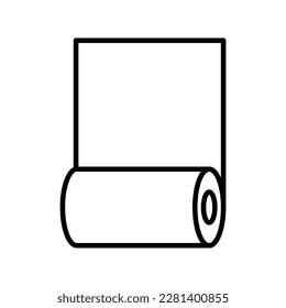 Icono vectorial de papel tapiz sobre fondo blanco..eps