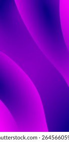 Wallpaper Vertical Ratio Background with Dynamic in Purple Violet and Pink colors Shape Abstract Design