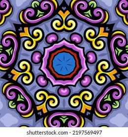 wallpaper vintage detailed and beautiful mandala ornament background premium vector