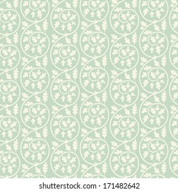 Wallpaper in the vintage style. A seamless vector background.